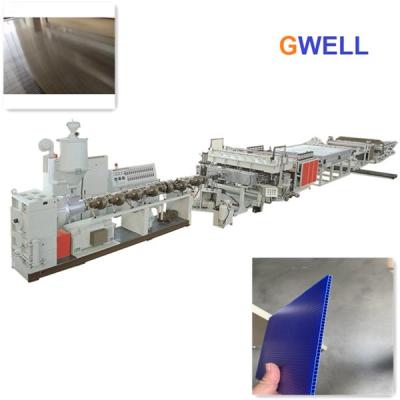 China PC Hollow Profile Extrusion Machine Twin Screw Extruder for sale