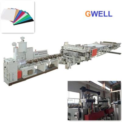 China PC Hollow Board Making Machine Hollow Section Polycarbonate Sheet Extruders Machine for sale