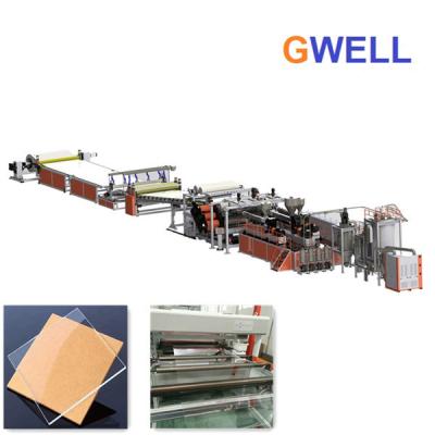 China GPPS Sheet Extrusion Line GPPS Transparent Board Making Machine Long Life And High Output for sale