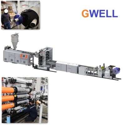China Soft Pvc Sheet Making Machine Plastic Plate Production Line 400kg H for sale