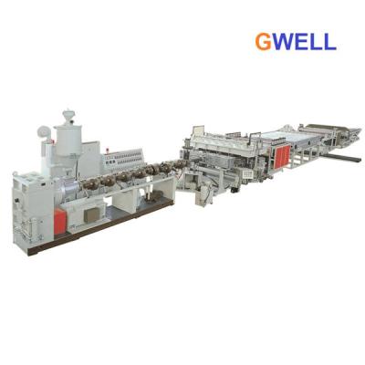 China Multiwall PP Hollow Profile Extrusion Line Used For Fruit Folding Boxes for sale
