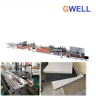 China PP Hollow Building Sheet Extrusion Line Plastic Building Board Making Machine for sale