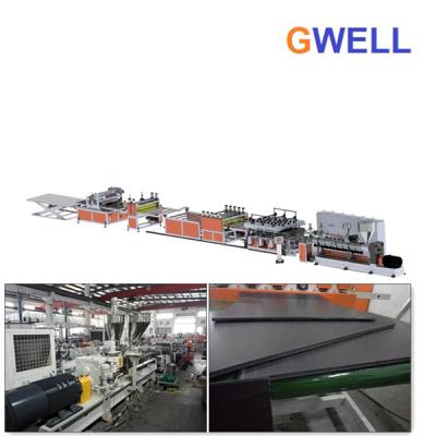 China PE Hollow Profile Sheet Machine PP Hollow Build Board Production Line for sale