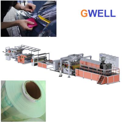 China Three Layers Tpu Extrusion Cast Film Making Machine Single Screw Extruder for sale