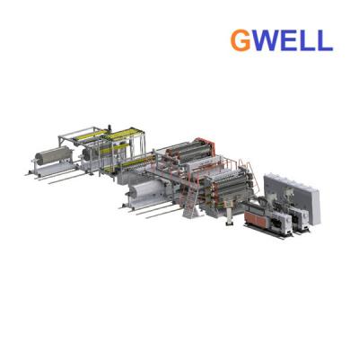 China TPU Sheet Extrusion Line TPU Hot-melt Film Production Machine Use Single Screw Extruder For Clothes Shoes Glass for sale