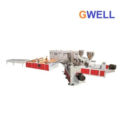 China 3 layer Synthetic Resin Tile ASA Pvc Board Production Line for sale