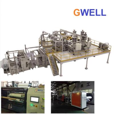 China CPP CPE Cast Film Extrusion Line For Packing Three Layer for sale