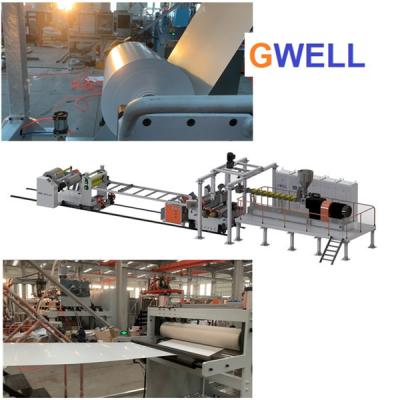 China PLA Single Layer Sheet Production Line For Thermoforming Plastic Sheet Extruder for sale