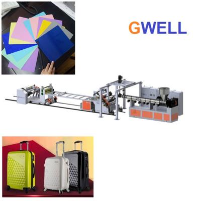 China ABS Plastic Sheet Extrusion Machine Process Parallel Twin Screw Extruder for sale