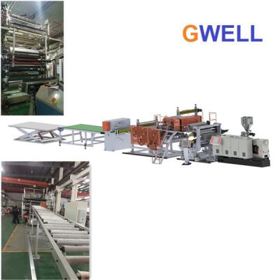 China LVT Wood Plastic Floor Extrusion Line LVT Flooring Production Machine Twin Screw Extruder for sale