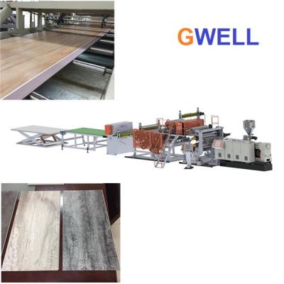 China LVT Spc Production Line Manufacturing Process for sale