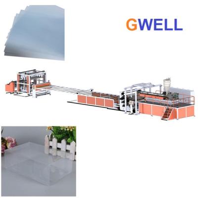 China 1220mm Pvc Sheet Machine Transparent Rigid Sheet Extrusion Line Plant for sale