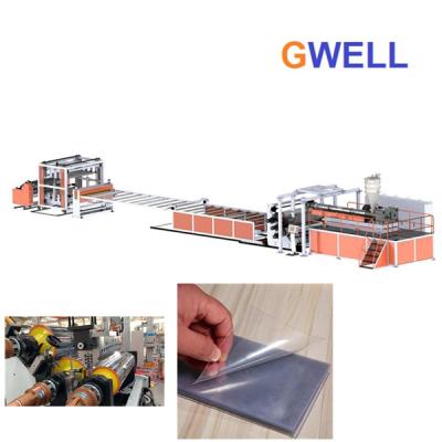 Chine équipement dur transparent de machine d'extrusion de feuille de PVC de film de 1800mm à vendre