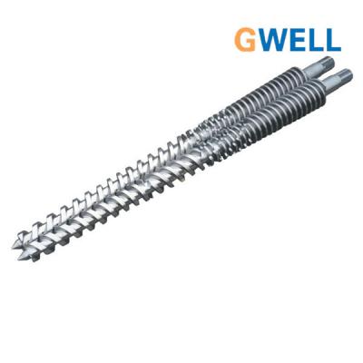 China Conical Double Screw For Extruder Plasticized  HV 1000 Auxiliary Facilities for sale