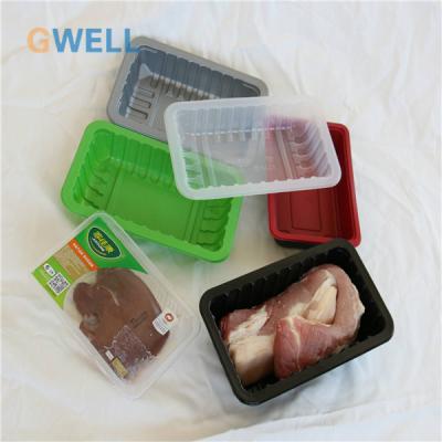 中国 食品包装シート機 3層PP PS PETシート共挤出機 800 - 1600mm 幅300-1500kg/h 容量 販売のため