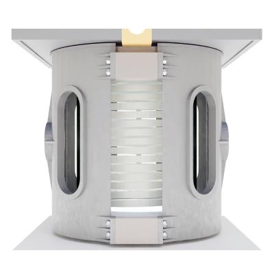 China Factory manager customized industrial smelting steel and aluminum smelting copper online aluminum furnace shell 150KG300KG500KG750KG1T electric furnace for sale