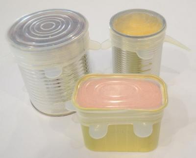 China silicone lid 6pcs set for sale