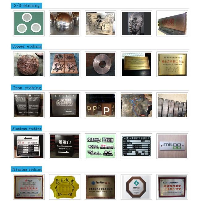 Metal Nameplate, Logos, Medals, Signs Etching Machine