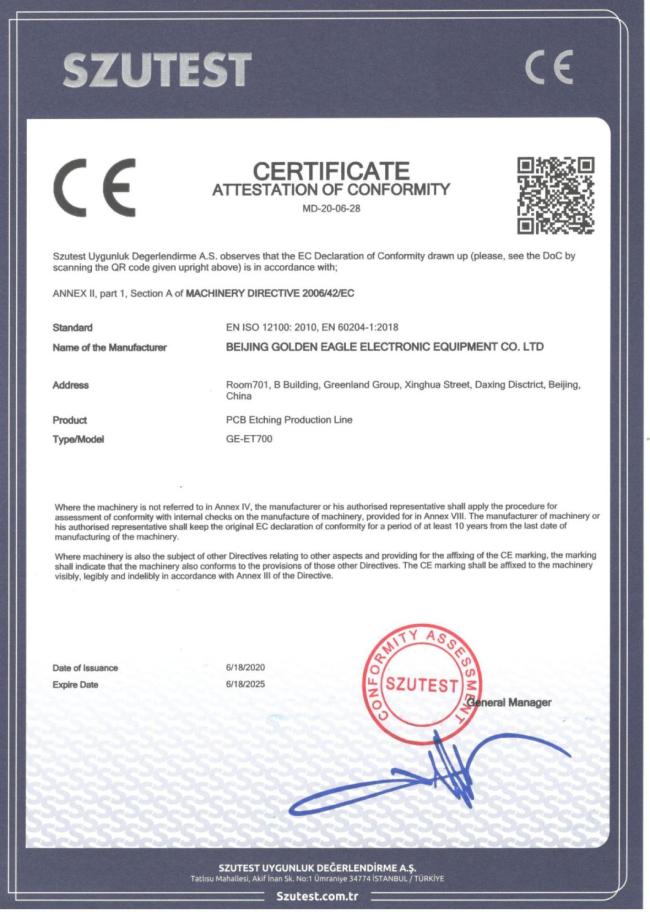 Ge-OSP6 PCB Equipment-OSP Production Line