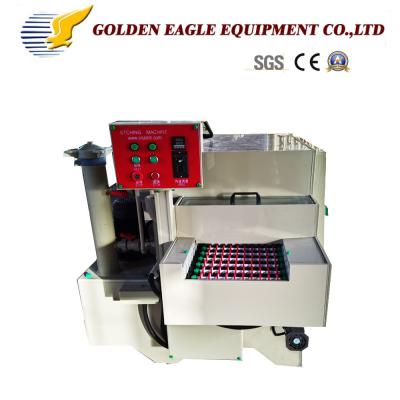 중국 스프레잉 에칭 모드 금속 명판 표지 기계 GE-S650 판매용