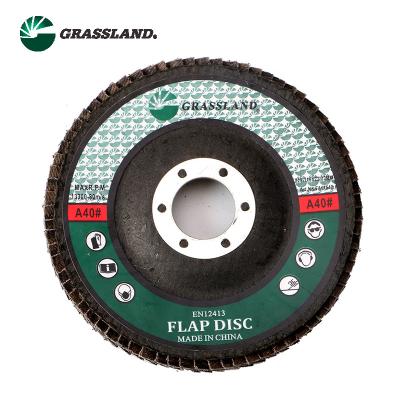 China Moedor de ângulo Metal 4-1/2” 40 Grit Flap Disc Wheel à venda