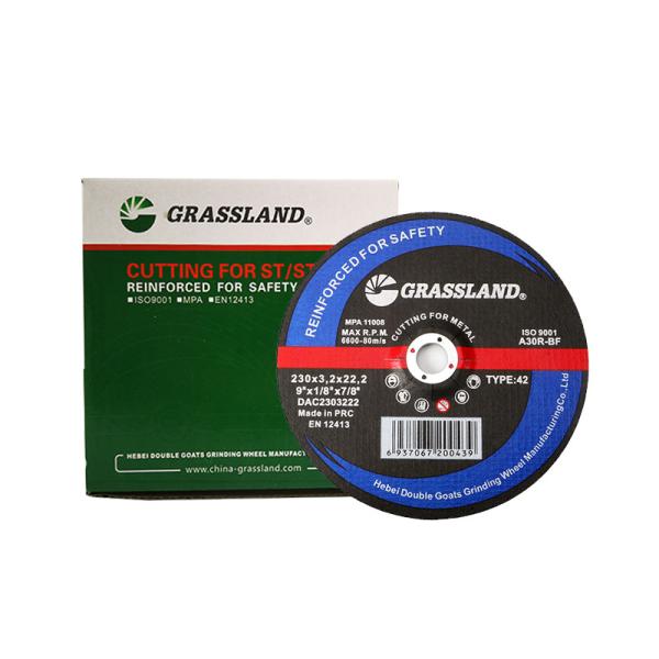 Quality 24 Grit 60 Grit 9"X3mm Standard Carbon Steel Alloy Cutting Disc for sale