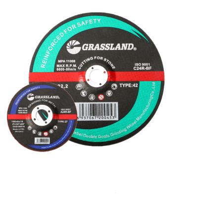 China 4in 100mm X 6.0mm X 16mm Bonded Abrasive Grinding Wheels For Metal for sale