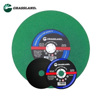 China Grit 60 Grassland 125 X 2.0 X 22.2mm Stainless Steel Grinder Disc for sale