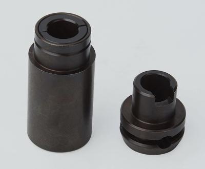 China Feeding Mouth CNC Precision Turned Parts Acidproof Black Finishing for sale