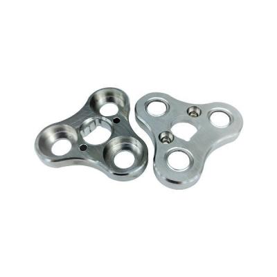 China Polished Silver CNC Machined Automation Parts Custom Shape Components for sale