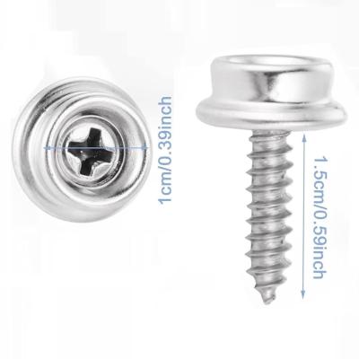 Chine Stainless Steel Screws Marine Grade Boat Canvas Snaps 3/8