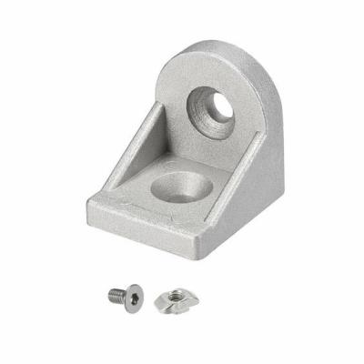 中国 Angle Arbitrary Bracket Set, Corner L Connector for Series Aluminum w Slot 8mm 販売のため