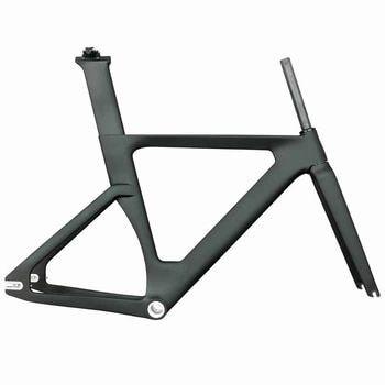 Chine Customized Full Carbon Track Frame BSA Single Speed Carbon Track Road Bike Frames 700c Rigid Fixed Gear Bicycle Frameset à vendre