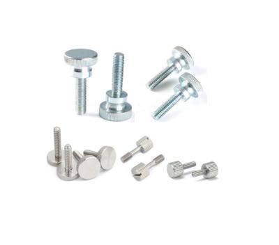 China Knurled Screws Metal Hardware Fasteners Stainless Steel 304 316 for sale