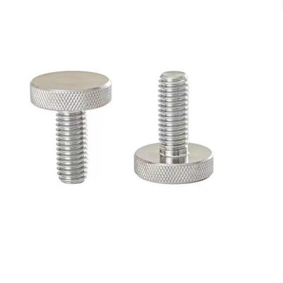 China Customized Knurled Thumb Screw M6x1 Stainless Steel 304 Corrosion Resistant for sale
