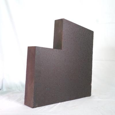 China Directed Bonded Magnesite Chrome Kiln Refractory Brick For Glass Furnace Lining for sale