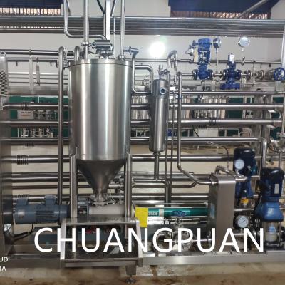 China Equipamento automático de processamento de pasta de tomate Velocidade de enchimento do preenchimento asséptico 0,5-10T/H à venda