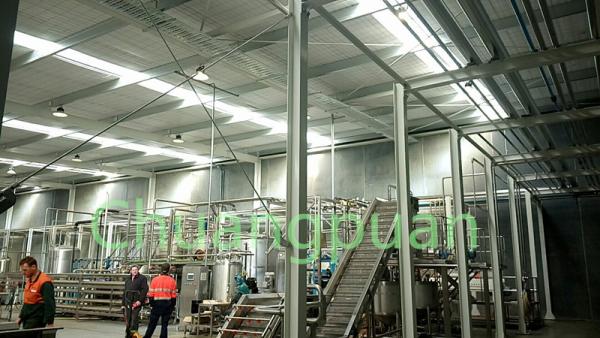 Quality 20KW Mango Pulp Production Line 500-50000KG/H 380V 410V for sale