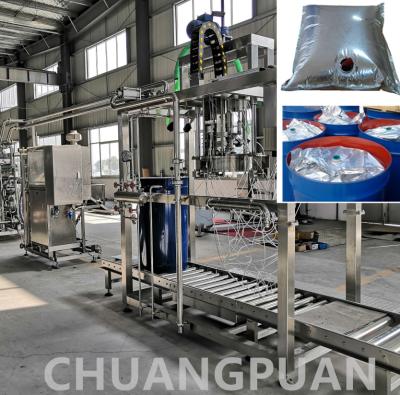 China Máquina de llenado de líquido aséptico de bolsas asépticas de 180-250L Volumen de llenado de 1-1000L en venta