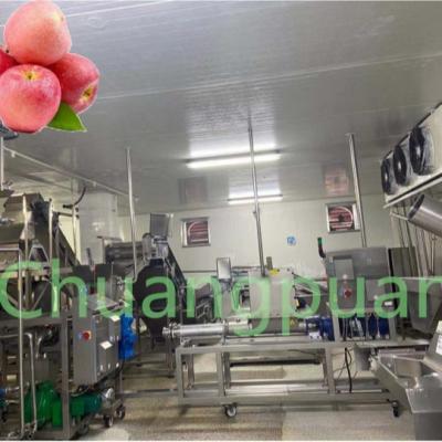 中国 多段階フィルタリングシステムを持つ冷圧15Tリンゴジュース生産ライン 販売のため