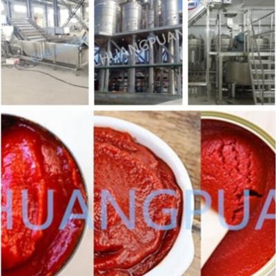 China Aseptic Tomato Paste Processing Machine 2-20T/H PLC Control for sale