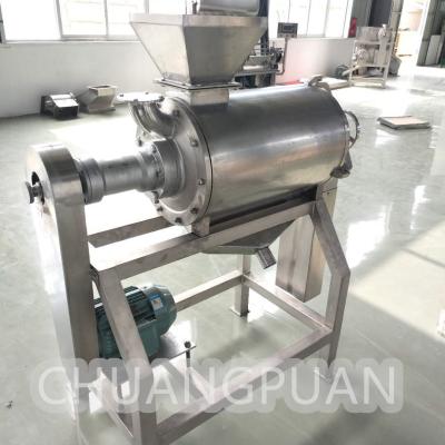 China 1.5 T/H Automatic Double Stage SUS304 Stainless Steel Mango Destoner Fruit Pulper for sale