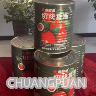 China Stainless Steel Canned Diced Tomato Paste Production Line For 400g 800g 3000g Tin Can for sale