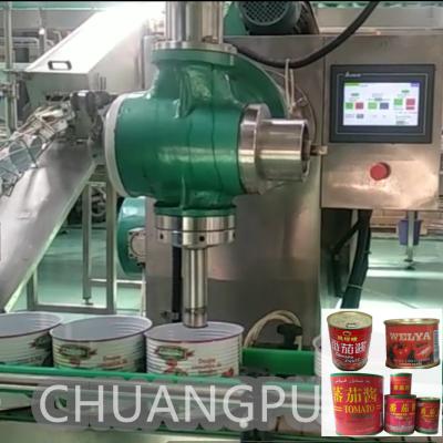 China Automatic 5T/H Tomato Sauce Production Line 400g 800g Tin Can Package for sale