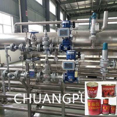 China Customized Automatic Blending Tomato Sauce / Ketchup / Puree Processing Machine  1 - 10T/H for sale