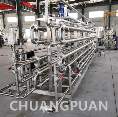 China Máquina de esterilização de aço inoxidável 304 UHT para tubo em estrutura de tubo à venda