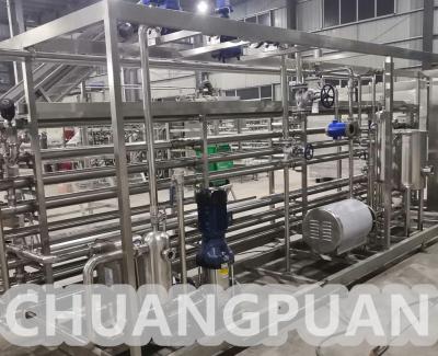 China 1000L - 8000L/H de aço inoxidável 304 UHT Esterilizador Capacidade de esterilização a alta temperatura à venda