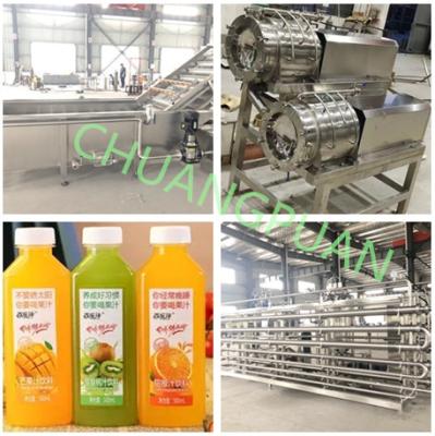 China Electric Stainless Steel Mango Pulp Production Line Plc Controlled 500-2000Kg/H Capacity for sale