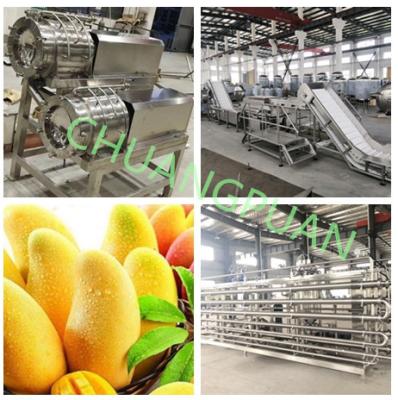 Chine Automatisé ligne de traitement de la mangue conservée en acier inoxydable 3000-5000Kg/h de sortie à vendre