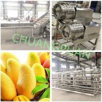 Quality 150-180Kw Fully Automatic Mango Juice Production Line Sea Transport 7000-8000Kg for sale